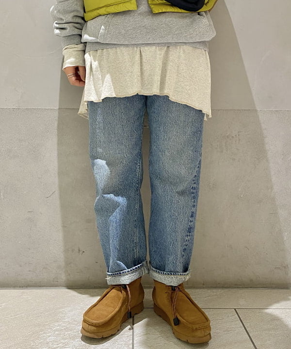 原口 愛さんの「BEAMS WOMEN｜orSlow / 別注 No.8 DENIM」を使ったコーディネート