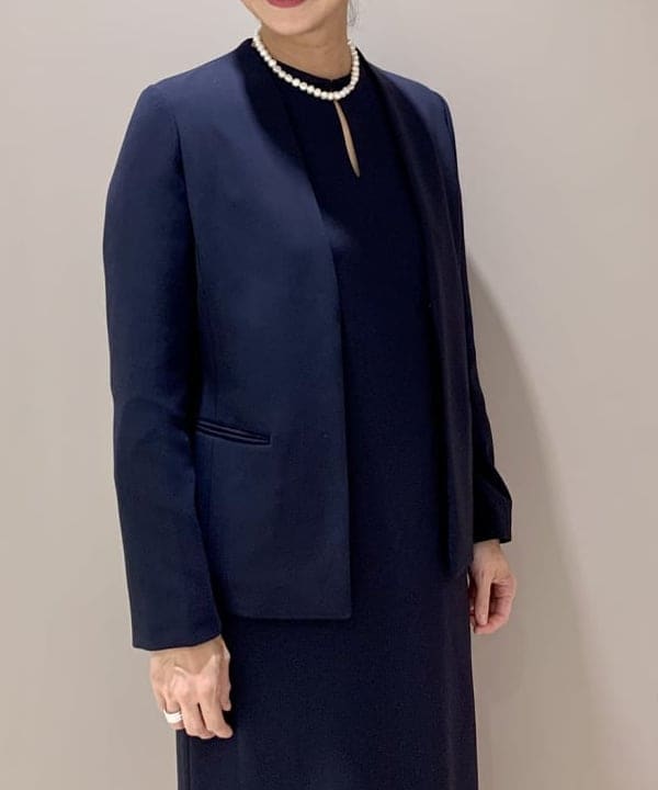 桑原 ふみさんの「BEAMS WOMEN｜トリアセ カラーレスジャケット＊」を使ったコーディネート