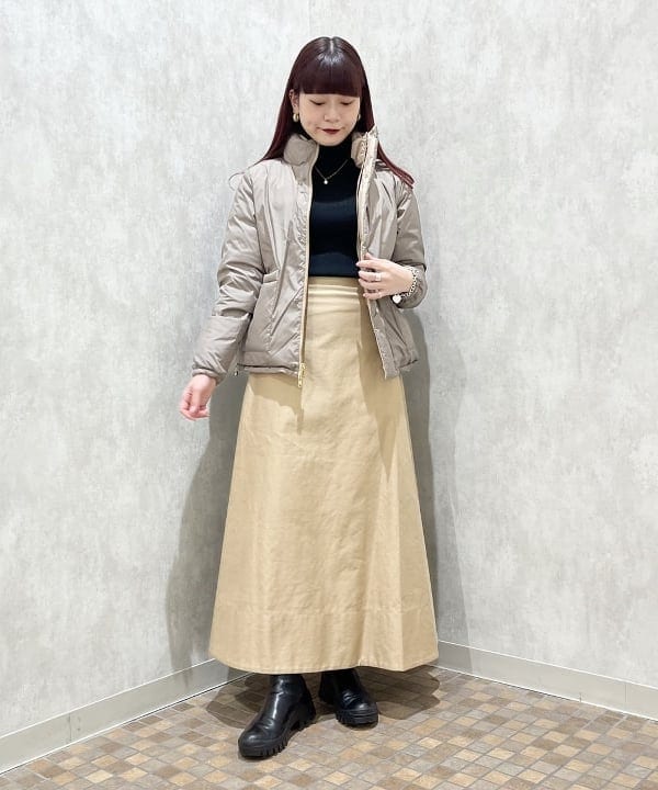 カワライさんの「BEAMS WOMEN｜MARIHA / 月の夢 スタッドチェーン ネックレス 47cm」を使ったコーディネート