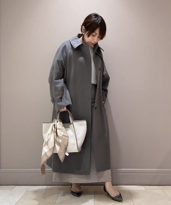 塚越 有紀さんの「BEAMS WOMEN｜Demi-Luxe BEAMS / ハニカムスリーブ プルオーバー」を使ったコーディネート