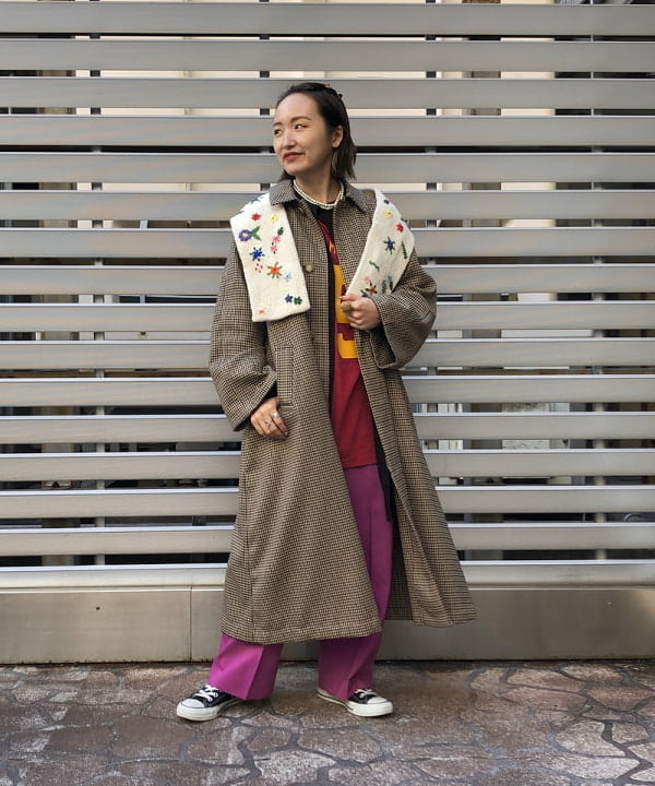 朱華さんの「BEAMS WOMEN｜BEAMS BOY / パールチョーカー セット」を使ったコーディネート