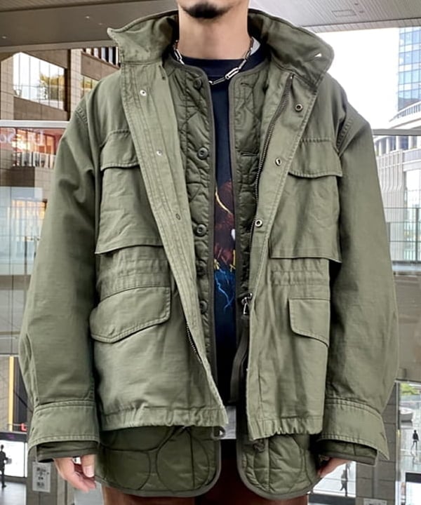 BEAMS 3WAY M65 フィールド ジャケット ビームス キルトライナー BEAMS