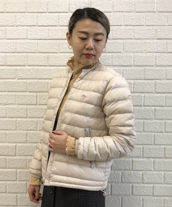 福岡 千晃さんの「BEAMS WOMEN｜DANTON / CREWNECK INNER DOWN JACKET」を使ったコーディネート
