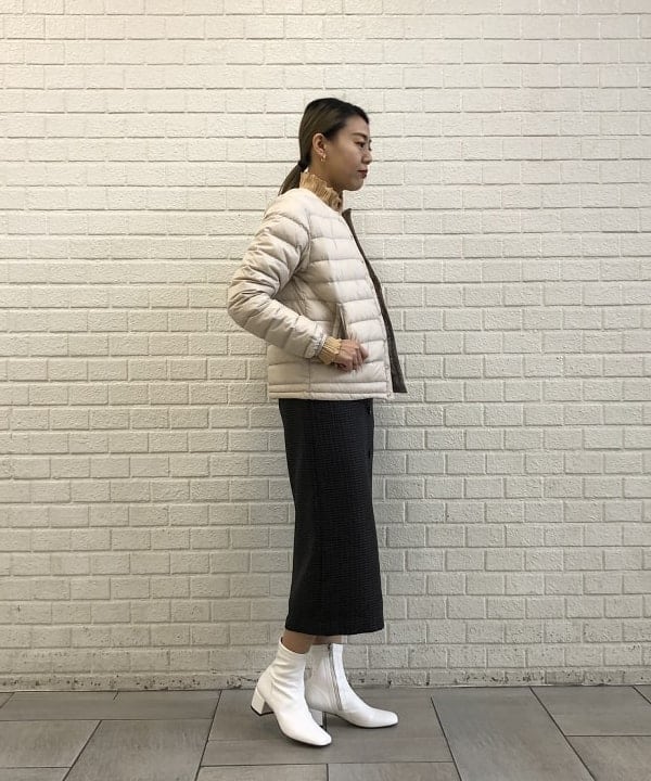 福岡 千晃さんの「BEAMS WOMEN｜DANTON / CREWNECK INNER DOWN JACKET」を使ったコーディネート