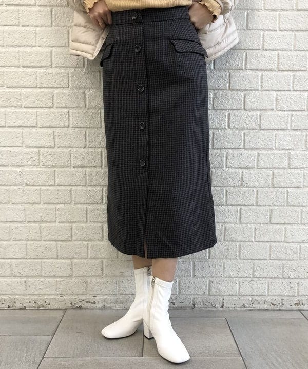 福岡 千晃さんの「BEAMS WOMEN｜DANTON / CREWNECK INNER DOWN JACKET」を使ったコーディネート