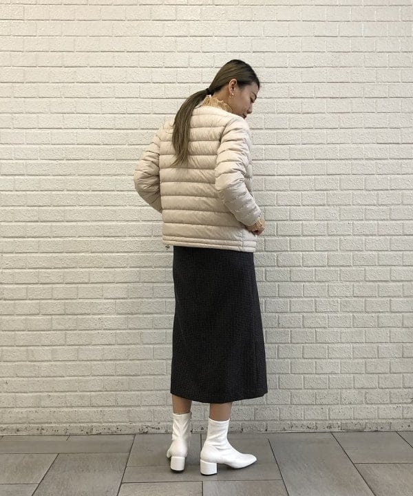 福岡 千晃さんの「BEAMS WOMEN｜DANTON / CREWNECK INNER DOWN JACKET」を使ったコーディネート
