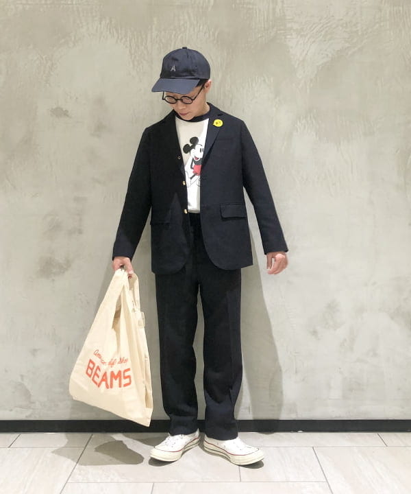 土田 達也さんの「BEAMS WOMEN｜BEAMS BOY / ポリエステル ウール 3ボタン ブレザー」を使ったコーディネート