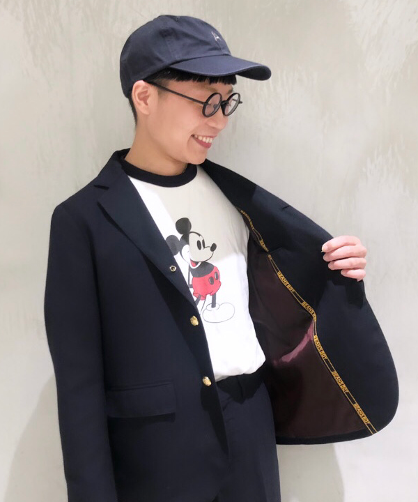 土田 達也さんの「BEAMS WOMEN｜BEAMS BOY / ポリエステル ウール 3ボタン ブレザー」を使ったコーディネート