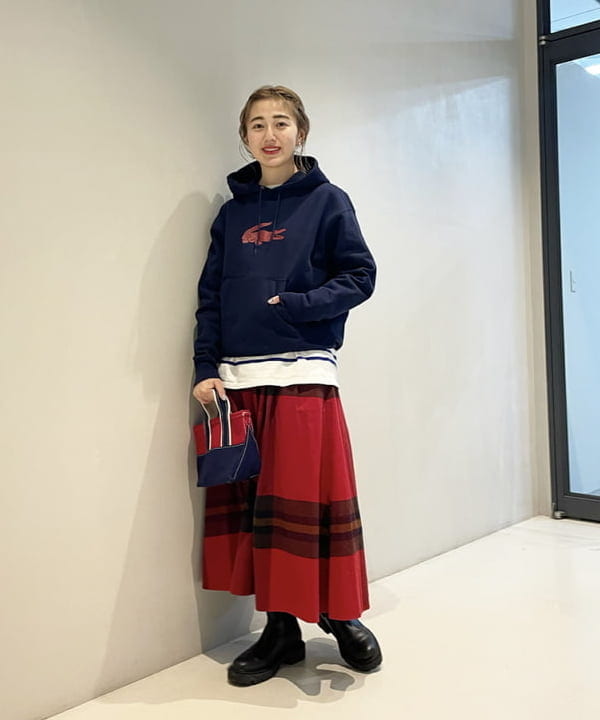 ハルカワエさんの「BEAMS WOMEN｜L.L.Bean &times; BEAMS PLUS ＆ BEAMS BOY / Deep Bottom Deluxe Boat and Tote Mini」を使ったコーディネート