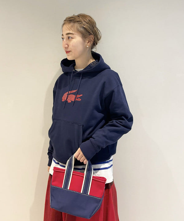 ハルカワエさんの「BEAMS WOMEN｜L.L.Bean &times; BEAMS PLUS ＆ BEAMS BOY / Deep Bottom Deluxe Boat and Tote Mini」を使ったコーディネート