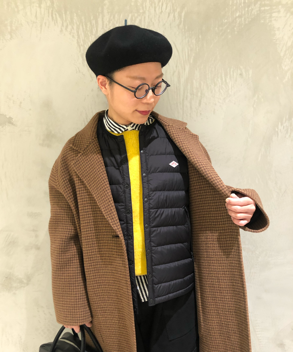 土田 達也さんの「BEAMS WOMEN｜DANTON / CREWNECK INNER DOWN JACKET」を使ったコーディネート