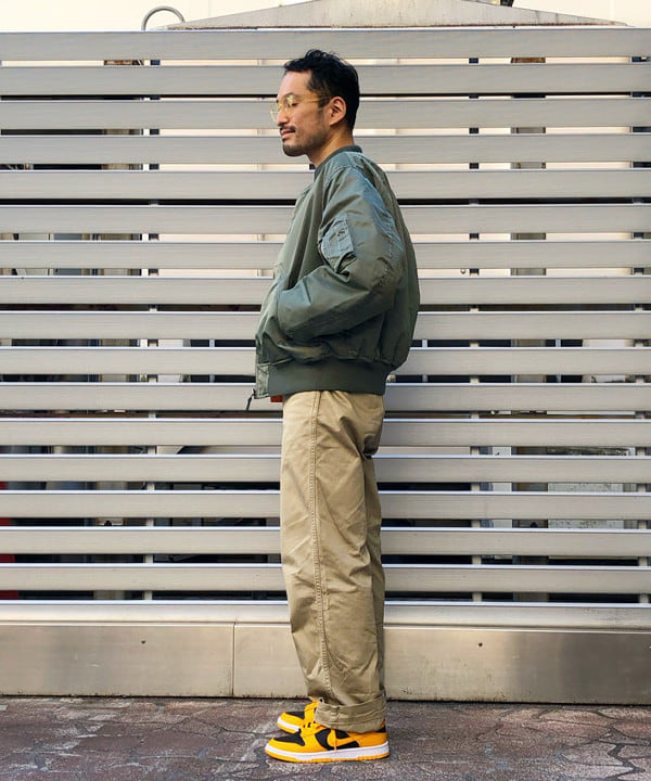 Tsutomu Nagafujiさんの「BEAMS WOMEN｜リラックスフィット THERMOLITE(R) MA-1 （撥水）」を使ったコーディネート