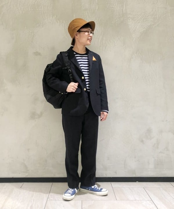 土田 達也さんの「BEAMS WOMEN｜BEAMS BOY / ポリエステル ウール 3ボタン ブレザー」を使ったコーディネート