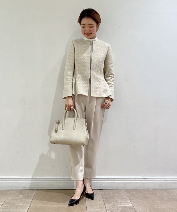 SANOさんの「BEAMS WOMEN｜トリアセ 1タック パンツ＊」を使ったコーディネート