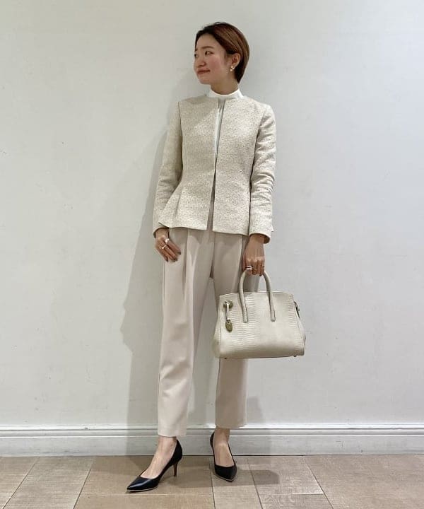 SANOさんの「BEAMS WOMEN｜トリアセ 1タック パンツ＊」を使ったコーディネート