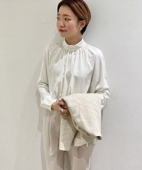 SANOさんの「BEAMS WOMEN｜トリアセ 1タック パンツ＊」を使ったコーディネート