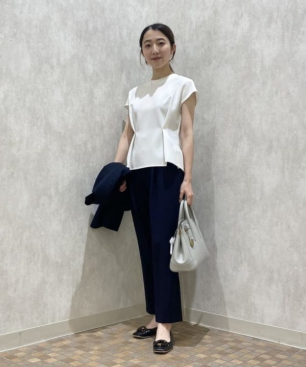 AOYAGIさんの「BEAMS WOMEN｜トリアセ 1タック パンツ＊」を使ったコーディネート