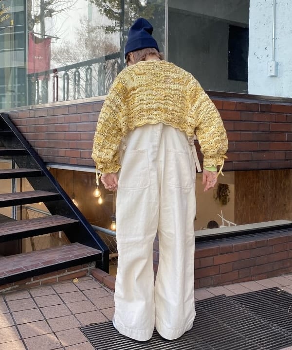 Kaoru Sakumaさんの「BEAMS WOMEN｜Healthknit × BEAMS BOY / ワッフル ボーダー Tシャツ」を使ったコーディネート