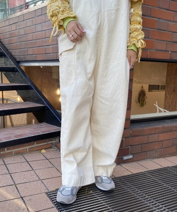 Kaoru Sakumaさんの「BEAMS WOMEN｜Healthknit × BEAMS BOY / ワッフル ボーダー Tシャツ」を使ったコーディネート
