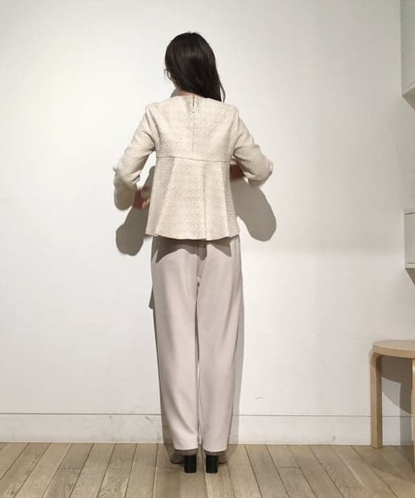 佐藤 美樹さんの「BEAMS WOMEN｜トリアセ 1タック パンツ＊」を使ったコーディネート
