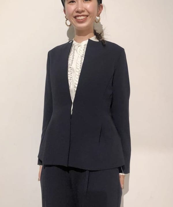 佐藤 美樹さんの「BEAMS WOMEN｜トリアセ ペプラムジャケット＊」を使ったコーディネート