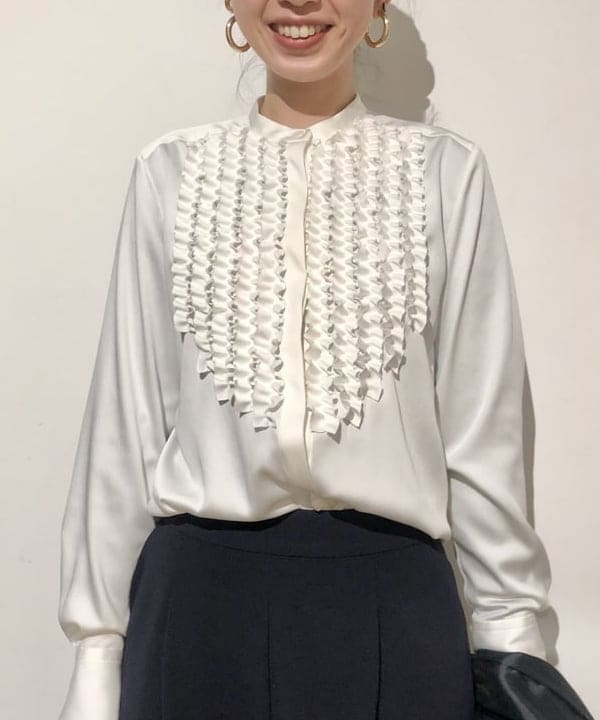 佐藤 美樹さんの「BEAMS WOMEN｜トリアセ ペプラムジャケット＊」を使ったコーディネート