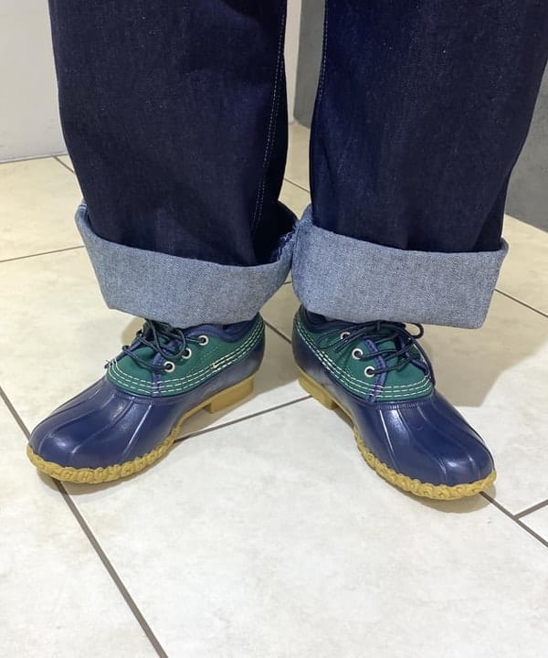 カスタニ モモノさんの「BEAMS WOMEN｜L.L.Bean × BEAMS PLUS & BEAMS BOY / Deluxe Canvas Gum Shoes」を使ったコーディネート