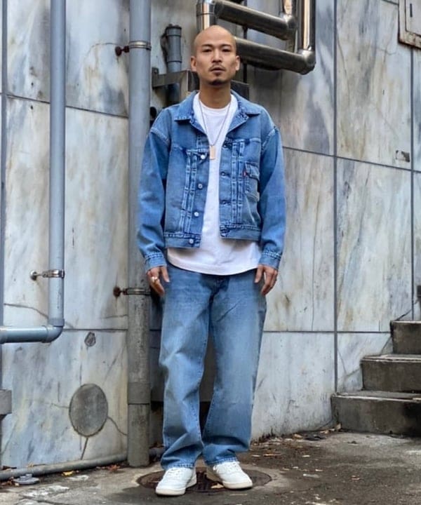 Levi's×BEAMS Super Wide Jean Trucker セット | labiela.com