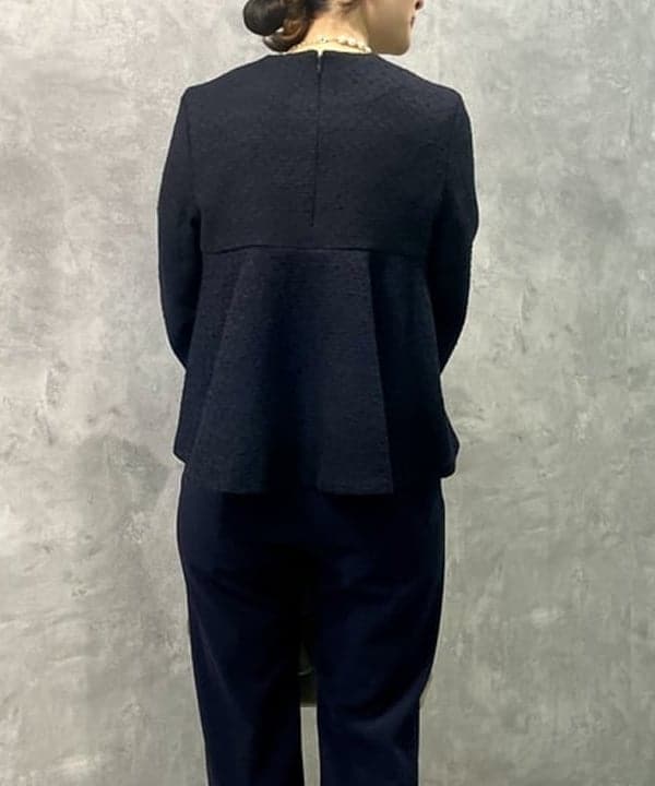 越智 里美さんの「BEAMS WOMEN｜トリアセ 1タック パンツ＊」を使ったコーディネート