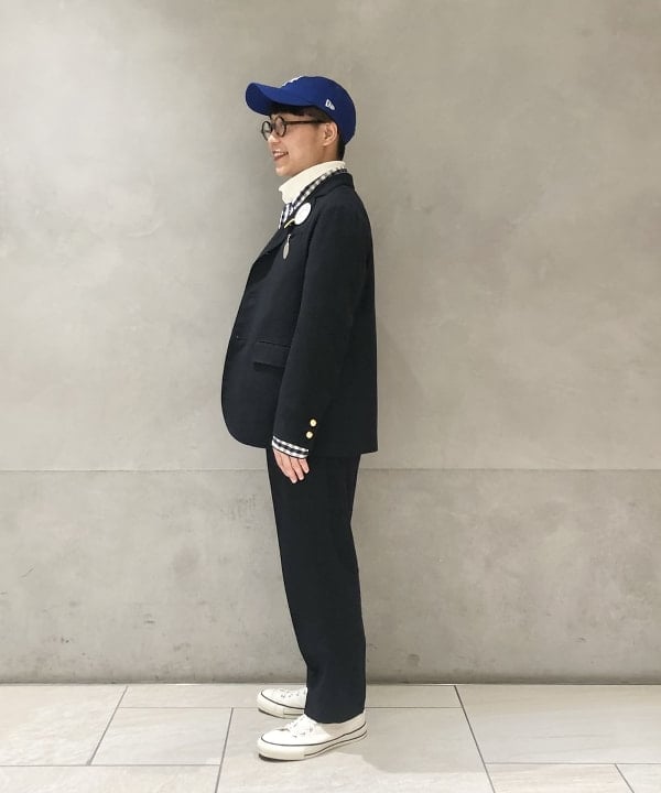 土田 達也さんの「BEAMS WOMEN｜BEAMS BOY / ポリエステル ウール 3ボタン ブレザー」を使ったコーディネート