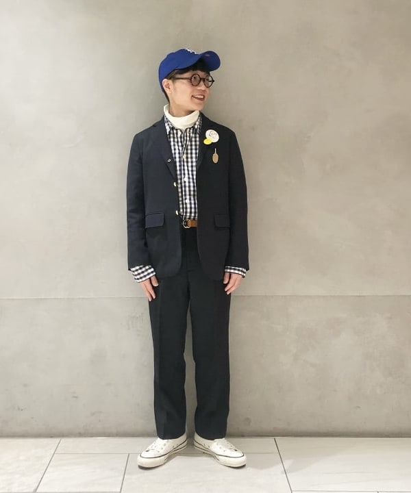 土田 達也さんの「BEAMS WOMEN｜BEAMS BOY / ポリエステル ウール 3ボタン ブレザー」を使ったコーディネート
