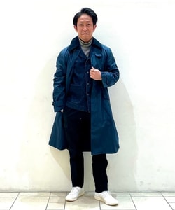 Barbour × BEAMS F 別注 SINGLE BREASTED シェイプメモリー コート