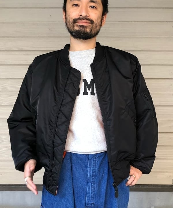 Tsutomu Nagafujiさんの「BEAMS WOMEN｜リラックスフィット THERMOLITE(R) MA-1 （撥水）」を使ったコーディネート