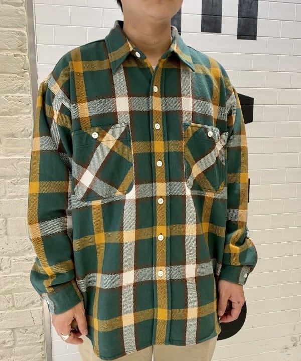 戸次 裕星さんの「BEAMS WOMEN｜BEAMS / ネルチェック イージー シャツ」を使ったコーディネート