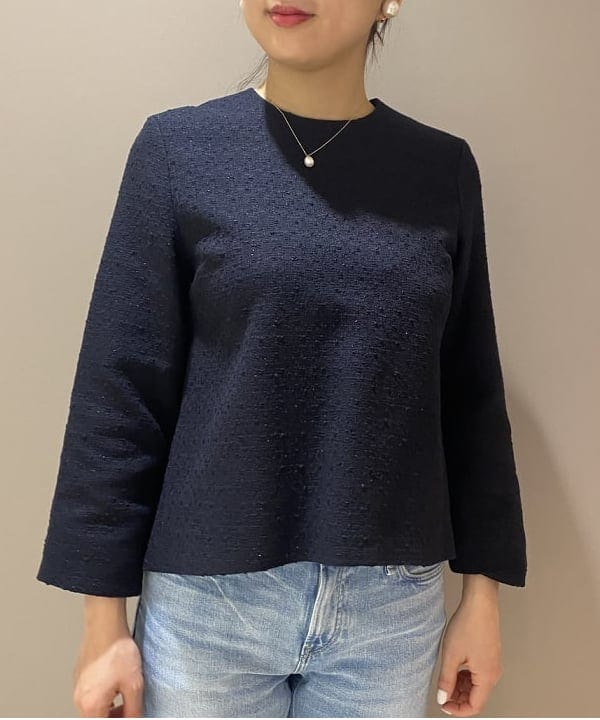 こてさんの「BEAMS WOMEN｜Demi-Luxe BEAMS / パール イヤリング」を使ったコーディネート