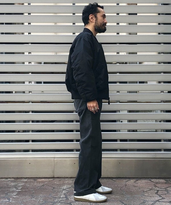 Tsutomu Nagafujiさんの「BEAMS WOMEN｜リラックスフィット THERMOLITE(R) MA-1 （撥水）」を使ったコーディネート