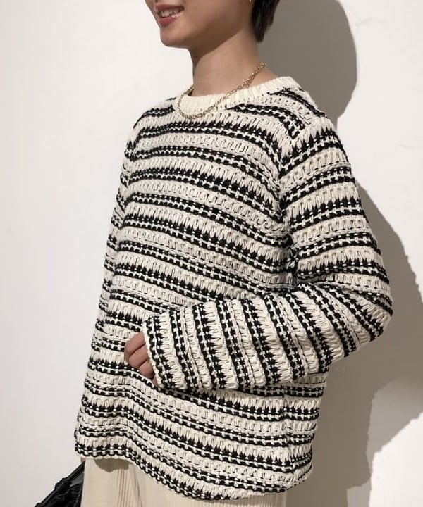 IWASAさんの「BEAMS WOMEN｜PHILIPPE AUDIBERT × Demi-Luxe BEAMS / 別注 Millie ネックレス ゴールド」を使ったコーディネート