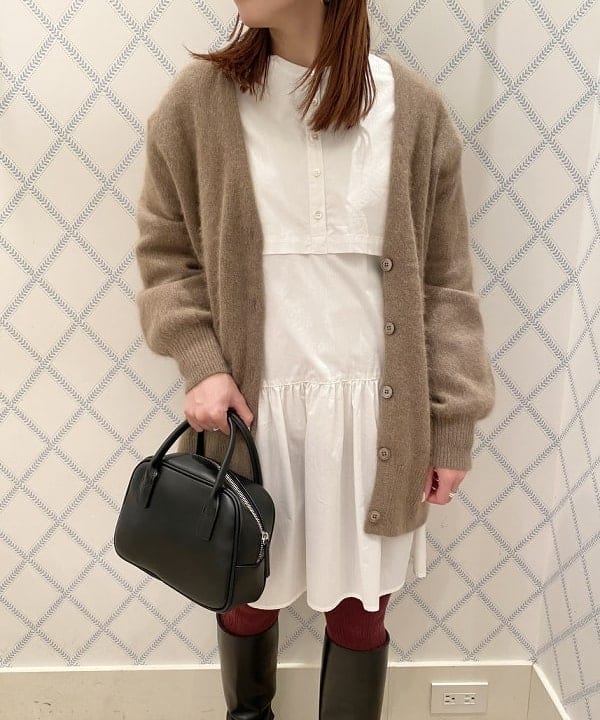 庭野 優紀さんの「BEAMS WOMEN｜noeyedia / メガネ ”NE-430”」を使ったコーディネート