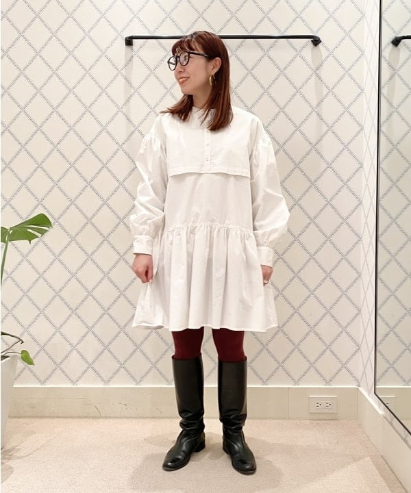 庭野 優紀さんの「BEAMS WOMEN｜noeyedia / メガネ ”NE-430”」を使ったコーディネート