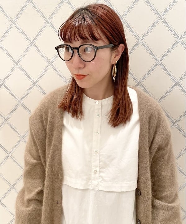 庭野 優紀さんの「BEAMS WOMEN｜noeyedia / メガネ ”NE-430”」を使ったコーディネート