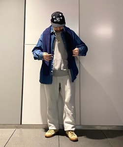 BEAMS JAPAN（ビームス ジャパン）【別注】LOOPWEELER / フードマフラー（ファッション雑貨 マフラー・スヌード）通販｜BEAMS