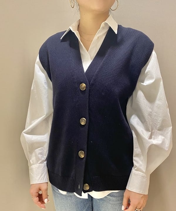 こてさんの「BEAMS WOMEN｜les bon bon / ソフィーチェーン ネックレス」を使ったコーディネート