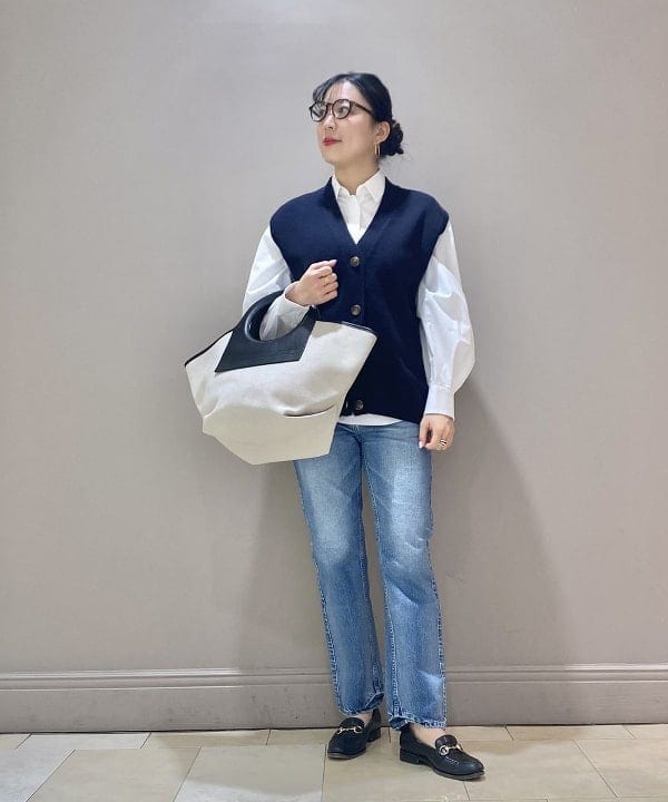 こてさんの「BEAMS WOMEN｜les bon bon / ソフィーチェーン ネックレス」を使ったコーディネート