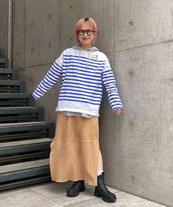 〜12/18値下げ中 BEAMS BOY maturely /ワンショルスカート ロングスカート スカート レディース 格安