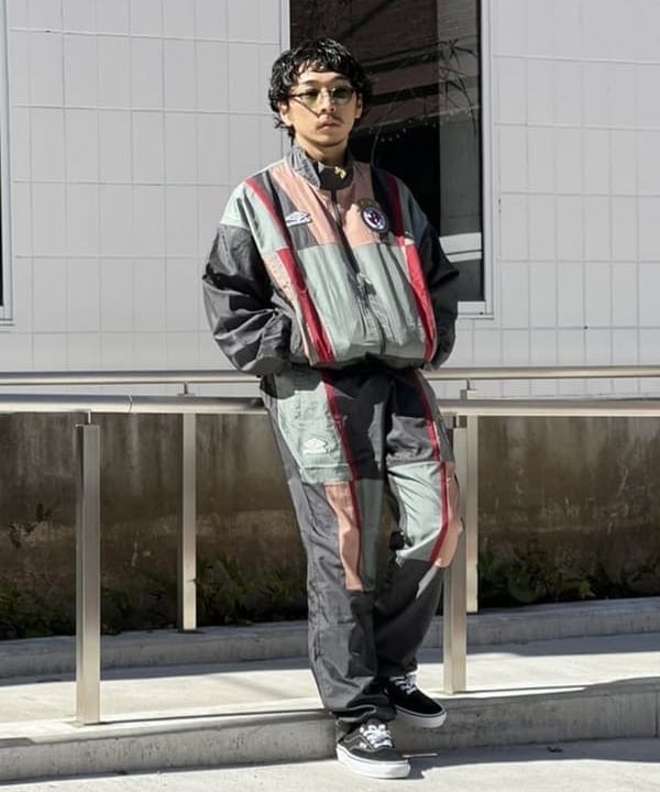 濃いピンク系統 【XL】umbro×BoTT track jacket トラックジャケット