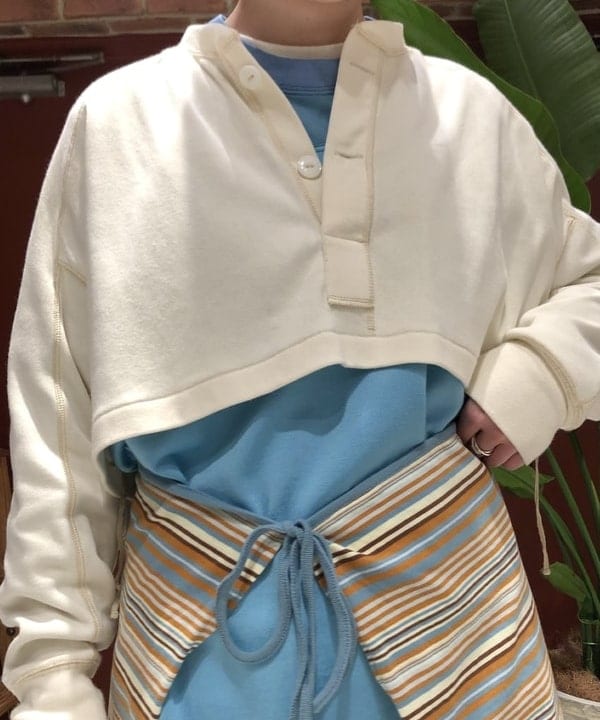 イシイ サオリさんの「BEAMS WOMEN｜BEAMS BOY / フットボール ワンピース ロング スリーブ」を使ったコーディネート