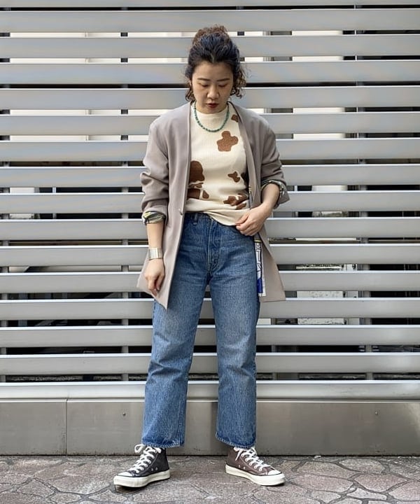 EMORIさんの「BEAMS WOMEN｜orSlow / 別注 No.8 DENIM」を使ったコーディネート