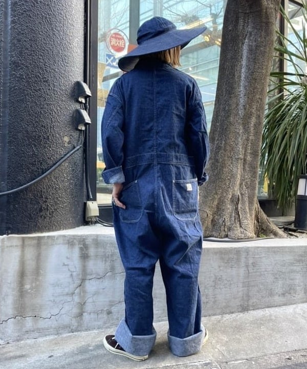 orSlow × BEAMS BOY / 別注 ヴィンテージデニムオールインワン 