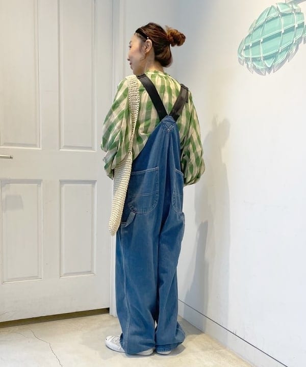 おのすさんの「BEAMS WOMEN｜BEAMS BOY / パターン メッシュ ショートスリーブ」を使ったコーディネート