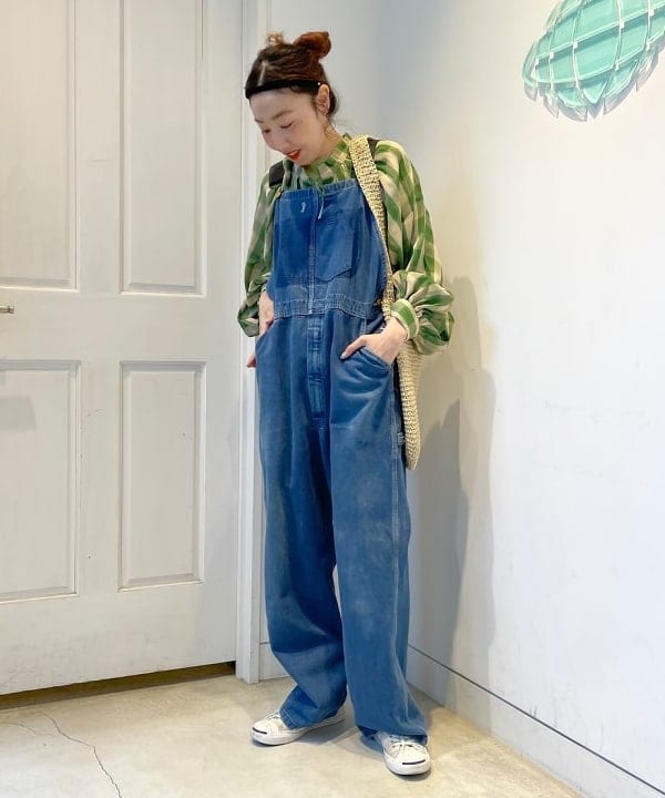 おのすさんの「BEAMS WOMEN｜BEAMS BOY / パターン メッシュ ショートスリーブ」を使ったコーディネート